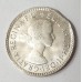 AUSTRALIA 1963 . SIXPENCE . ERROR . CLIPPED BITTEN EDGE
